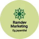 Business logo of Ramdev marketing