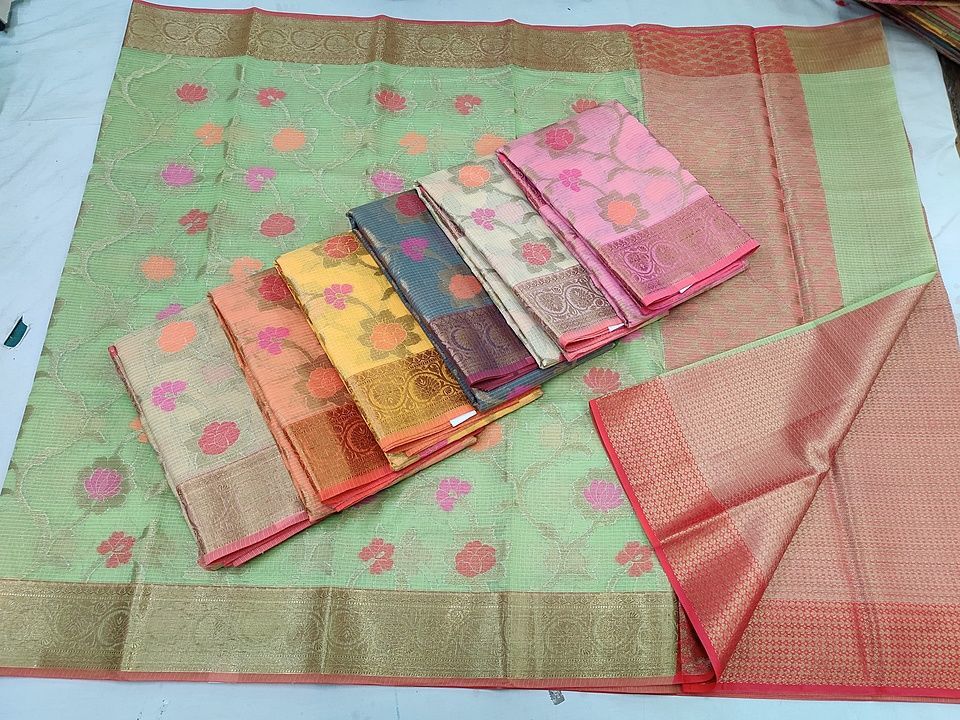 Post image Kota handlooom doriya saree patterns.