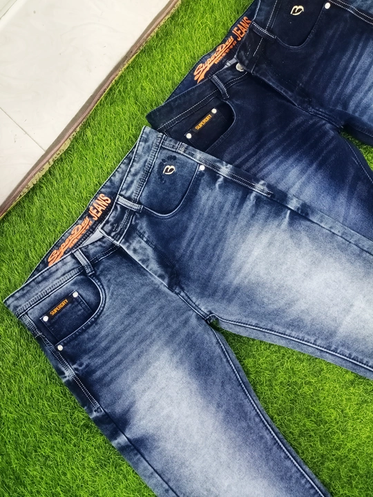 Men's fashionable Light Grey jeans uploaded by Madaar Garments on 12/19/2022