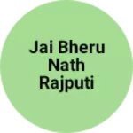 Business logo of Jai bheru nath rajputi