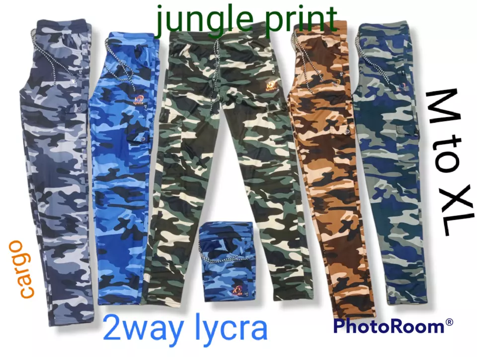Jungle print cargo uploaded by business on 12/19/2022