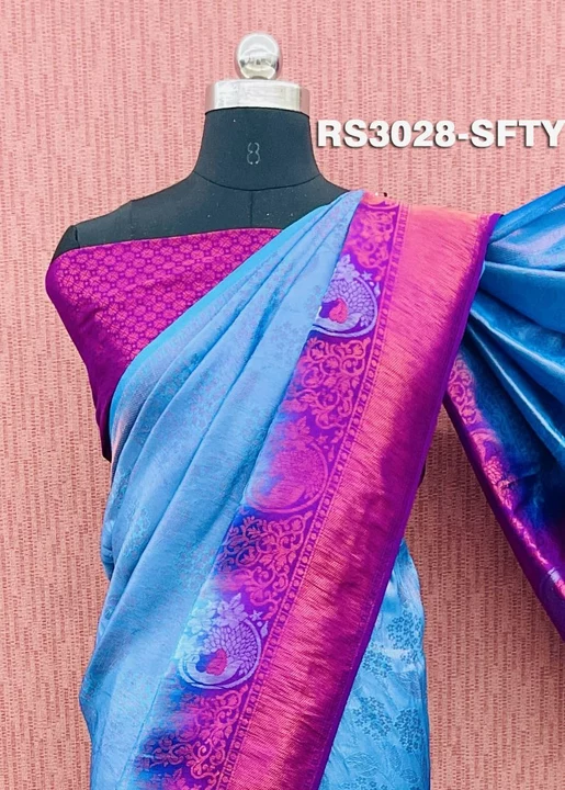 Post image *New collection arrive*
🎉🎉🎉🎉🎉
RS3028-SFTY
🎉🎉🎉🎉🎉🎉
*Specially Wedding &amp; Festival Collection*😍🎉🎉🎉🎉🎉🎉🎉🎉🎉🎉
*Material* :-Kubera Pattu Copper Softy Silk Saree with Silver Zari Peacock Design Meena And Rich Pallu and  Brocade Weaving Blouse🎉🎉🎉🎉🎉🎉🎉🎉🎉🎉🎉🎉
*💯% fine and checked Quality*

Price  :- *795.00* *+ GST* ✔️✅

Single and Multiples Available 🎉🎉🎉🎉🎉🎉🎉🎉🎉🎉🎉🎉🎉🎉🎉
*Uniform available*🎉🎉🎉🎉🎉🎉🎉🎉🎉
*Ready to dispatch.!!*