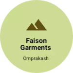 Business logo of Faison garments