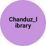 Business logo of Chanduz_Library