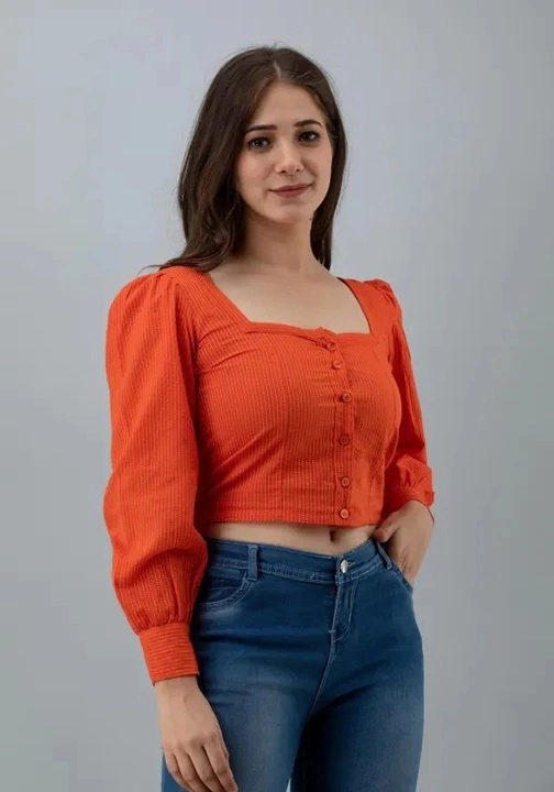 Woman Cotton Crop top  uploaded by business on 12/19/2022