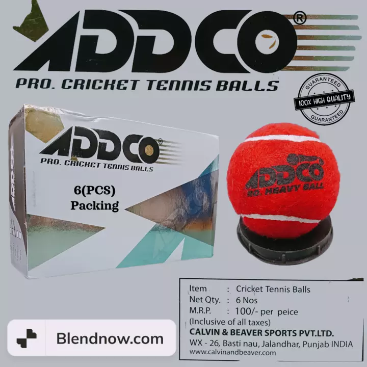 Tennis ball Addco uploaded by Unique sports and gift centre on 12/19/2022