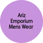 Business logo of Ariz emporium mens wear