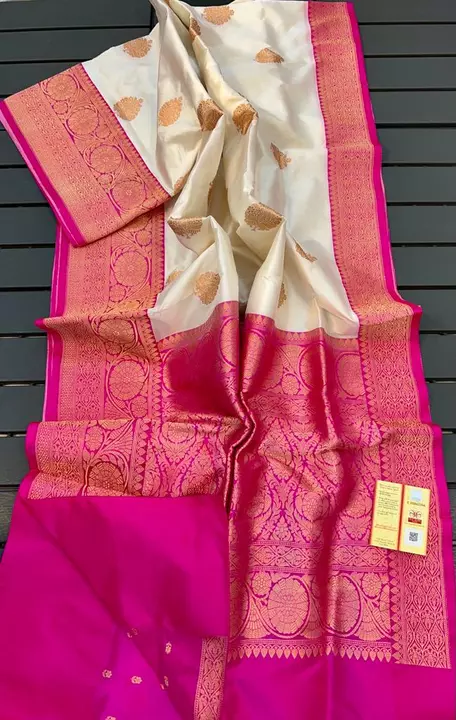 Pure katan silk Silkmark SARTIFAID banarasi saree uploaded by I. M. Silkstore on 12/19/2022