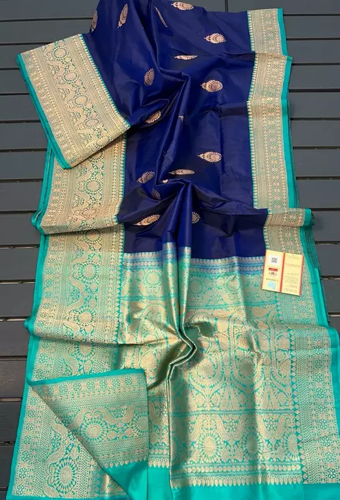 Pure katan silk Silkmark SARTIFAID banarasi saree uploaded by business on 12/19/2022