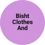 Business logo of Bisht clothes and sarees