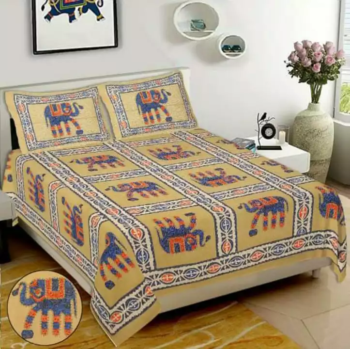 Double bed bedsheet  uploaded by The print house  on 12/20/2022