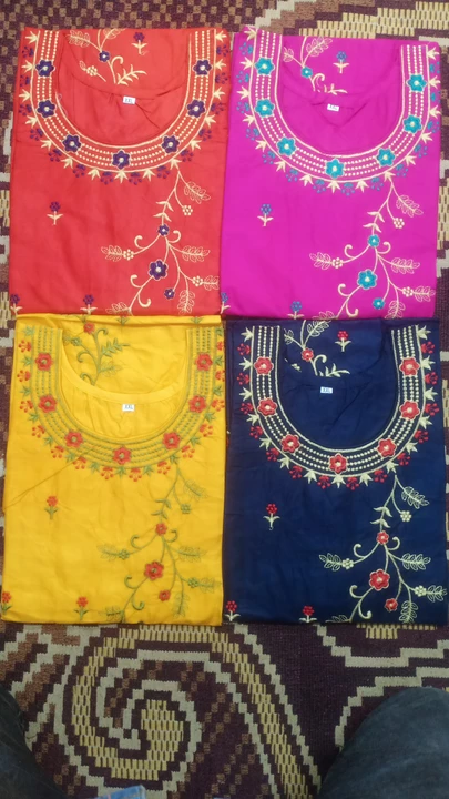 Embroidery Kurti uploaded by Arham Garments on 12/20/2022