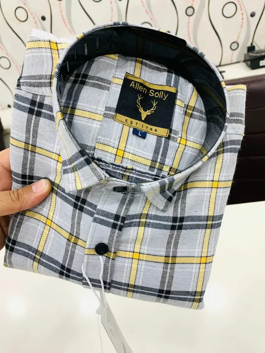 Premium Allen Solly cheaks shirt  uploaded by Panther garments - manufacturing  on 12/20/2022