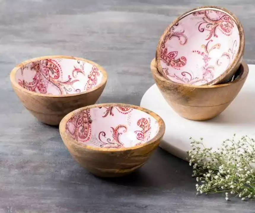Pink Printed Serving Bowls Set of 4

 uploaded by Handwork Handicrafts  on 12/20/2022