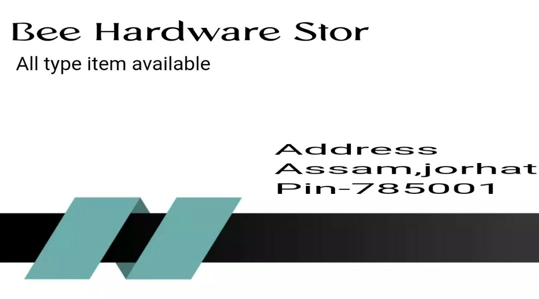 Visiting card store images of Bee hardware stores 