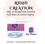 Business logo of Ridhi Creation
