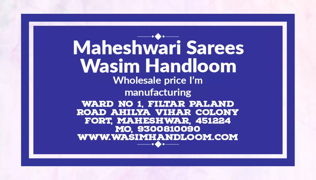 Warehouse Store Images of Maheshwari Sarees