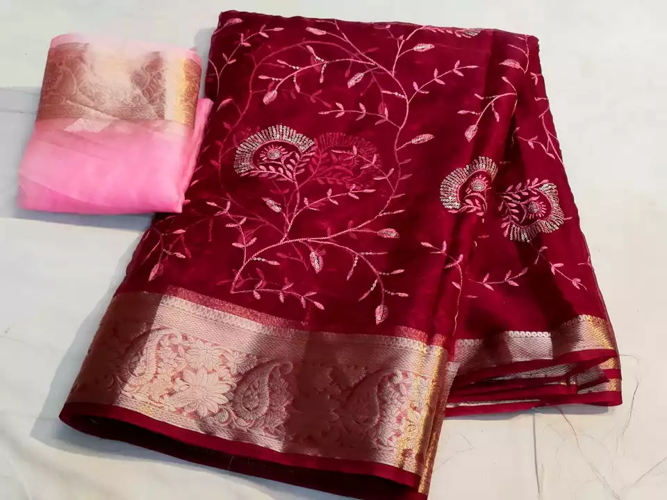 💥💥💥💥

Super Posting⚡⚡

New launched⚡Organza Chit- Pallu Saree with Siquance Work All over⚡

⚡Con uploaded by business on 12/20/2022