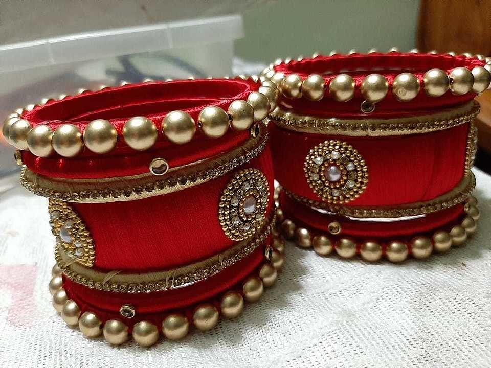 Silk thread bangles  uploaded by business on 7/3/2020