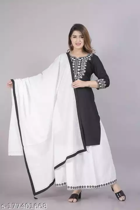 PREMIUM RAYON  KURTA WITH SKIRT AND DUPATTA uploaded by Khushi fashion hub on 12/20/2022