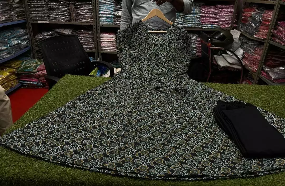 Anarkali gown +  Pant*
*Work Side belt* uploaded by Khushi fashion hub on 12/20/2022