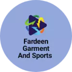 Business logo of Fardeen garment and sports