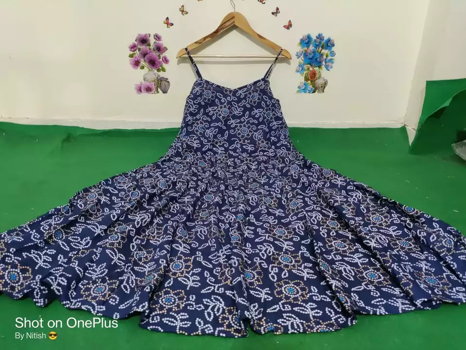 😍 *Beautiful Heavy Printed sleeve less with Demirner Woman's Rayon Printed Anarkali Kurti* 

💃💃💃 uploaded by Rhyno Sports & Fitness on 12/20/2022