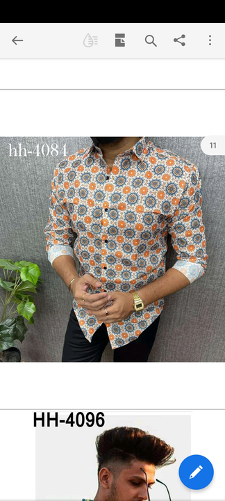 Digital print shirt+heavy laycra pant pair uploaded by Parmar Silection & tailor on 12/20/2022