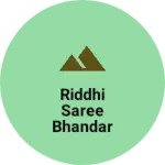 Business logo of Riddhi saree Bhandar