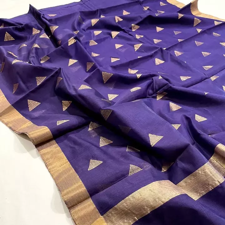 Pure handwoven chanderi traditional saree uploaded by Virasat handloom chanderi on 12/20/2022