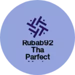 Business logo of Rubab92 tha parfect men's shop