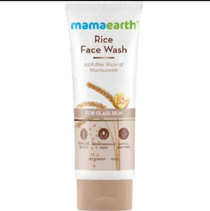 Mamaearth Rice Face Wash With Rice Water & Niacinamide for Glass Skin - 100 ml uploaded by business on 12/21/2022