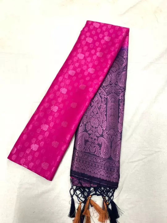 Softy silk sarees  uploaded by M m fabrics on 12/21/2022