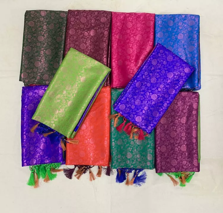 Softy silk sarees  uploaded by M m fabrics on 12/21/2022