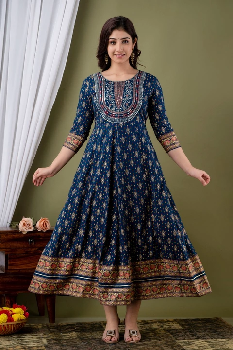 Gown kurti uploaded by business on 12/21/2022