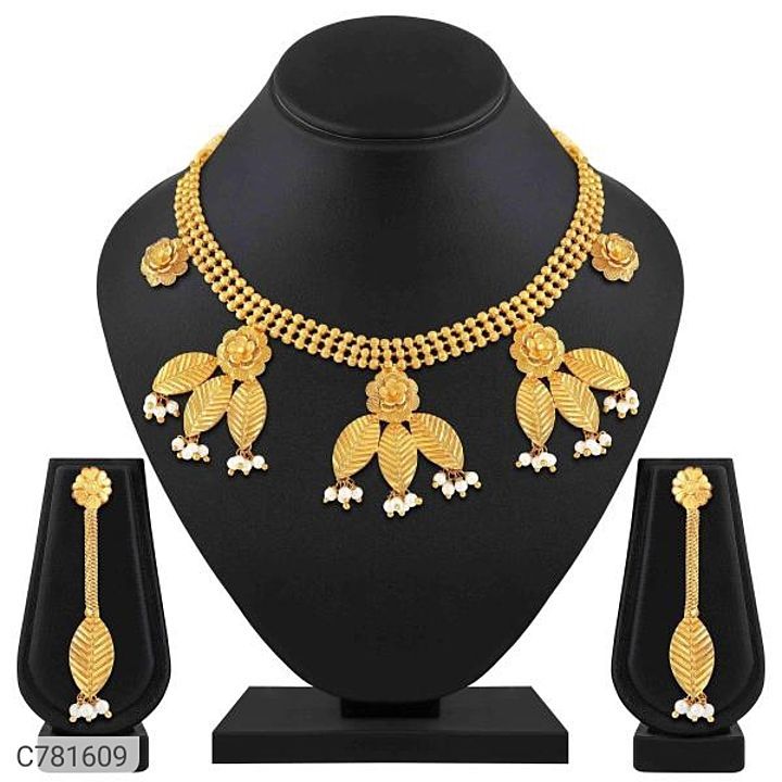 Asmitta Alluring Gold Plated Jewellery Sets
 uploaded by business on 2/4/2021