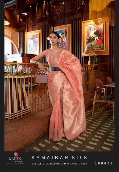 *KAMAIRAH Silk*
Tessar Silk Handloom Weaving 

*1195₹* uploaded by Aanvi fab on 12/21/2022