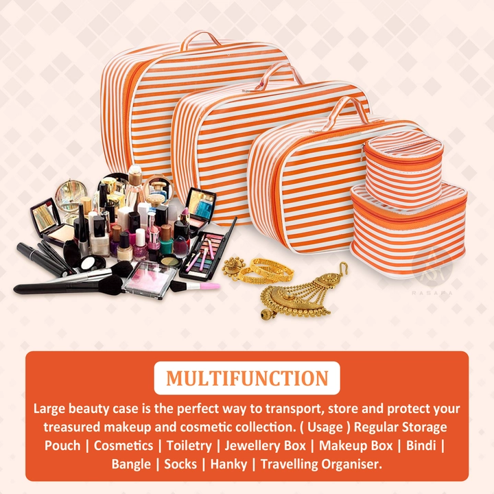 Rasafa Pack of 5 Fashionable Vanity Box uploaded by Rasafa Export Pvt. ltd on 12/21/2022