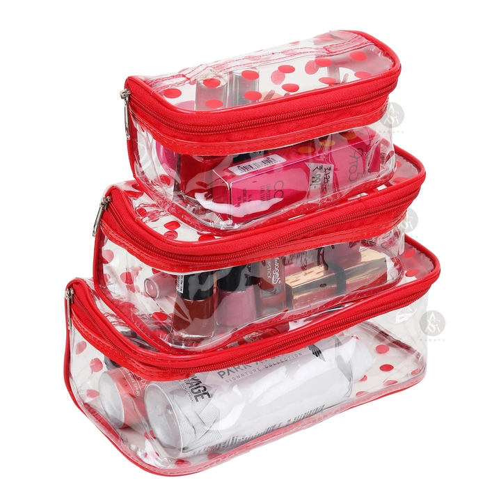 Rasafa Pack of 3 Printed Bridal Organizer, Cosmetic Box, Makeup Kit, Storage Case Vanity Box  (Red,  uploaded by Rasafa Export Pvt. ltd on 12/21/2022