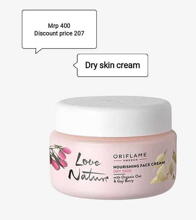 Only dry skin face cream remove face marks best result oriflame sweden brand product uploaded by Skin and health care products store on 2/4/2021
