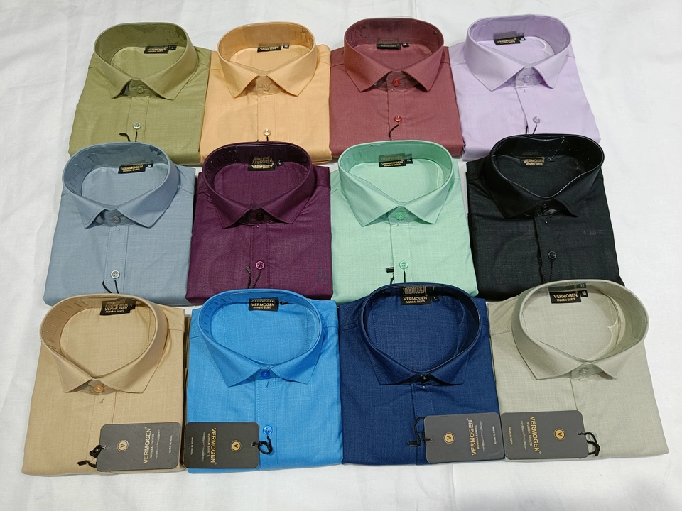 Plain shirts uploaded by MUMBAI SHIRTS 📞8268300027 on 12/21/2022