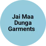 Business logo of Jai maa dunga garments