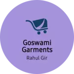 Business logo of Goswami Garments