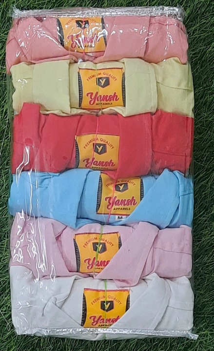 Yansh mens wear cotton plain shirt uploaded by Nishant Traders on 12/22/2022