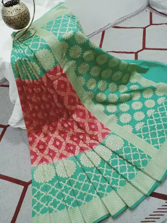 Semi dupion neem zari silk saree uploaded by THE MAZAHIR SAREES PVT. LTD. on 12/22/2022
