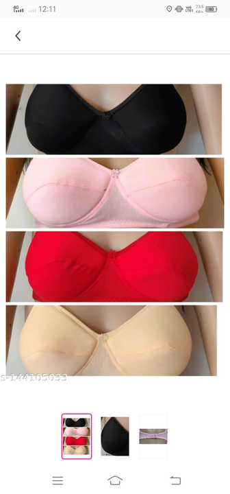 Women bra padded  uploaded by KM mohini women bra padded manufacturing on 12/22/2022