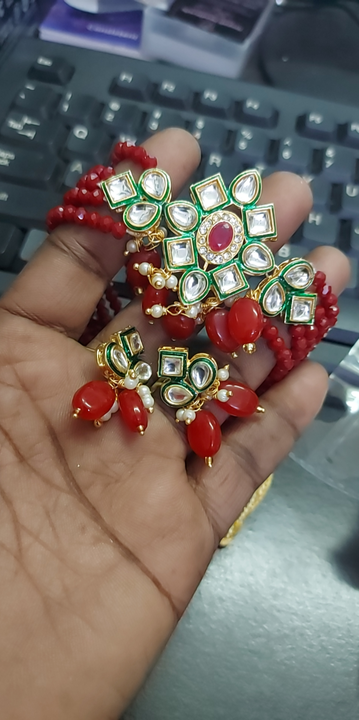 Choker set uploaded by Tirupati handicrafts on 12/22/2022