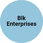 Business logo of Blk enterprises