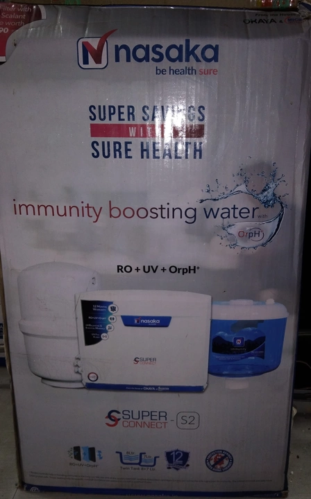 Nasaka Water purifier {RO+UV+OrpH+} model- super connect {S2} uploaded by business on 12/22/2022