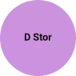 Business logo of D stor